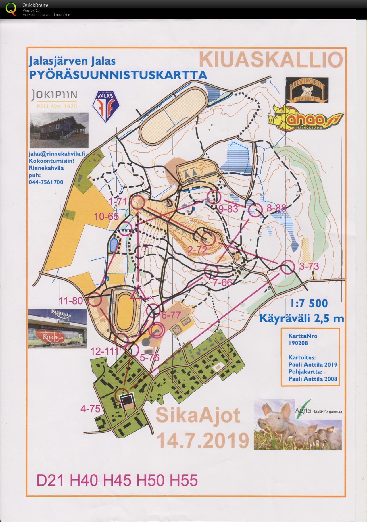 Jalasjärven Jalas sprintti (2019-07-14)