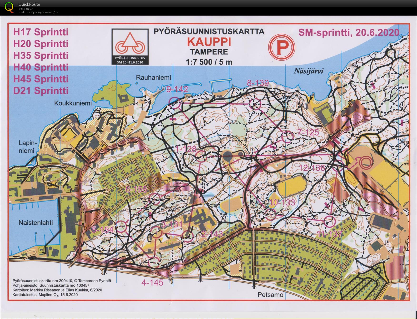 PySu SM-sprintti (20/06/2020)