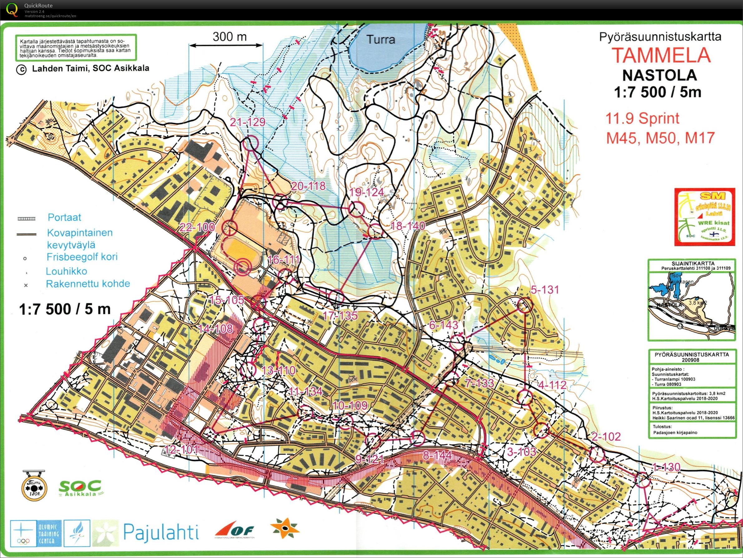 Kalattoman kierros sprintti (2020-09-11)