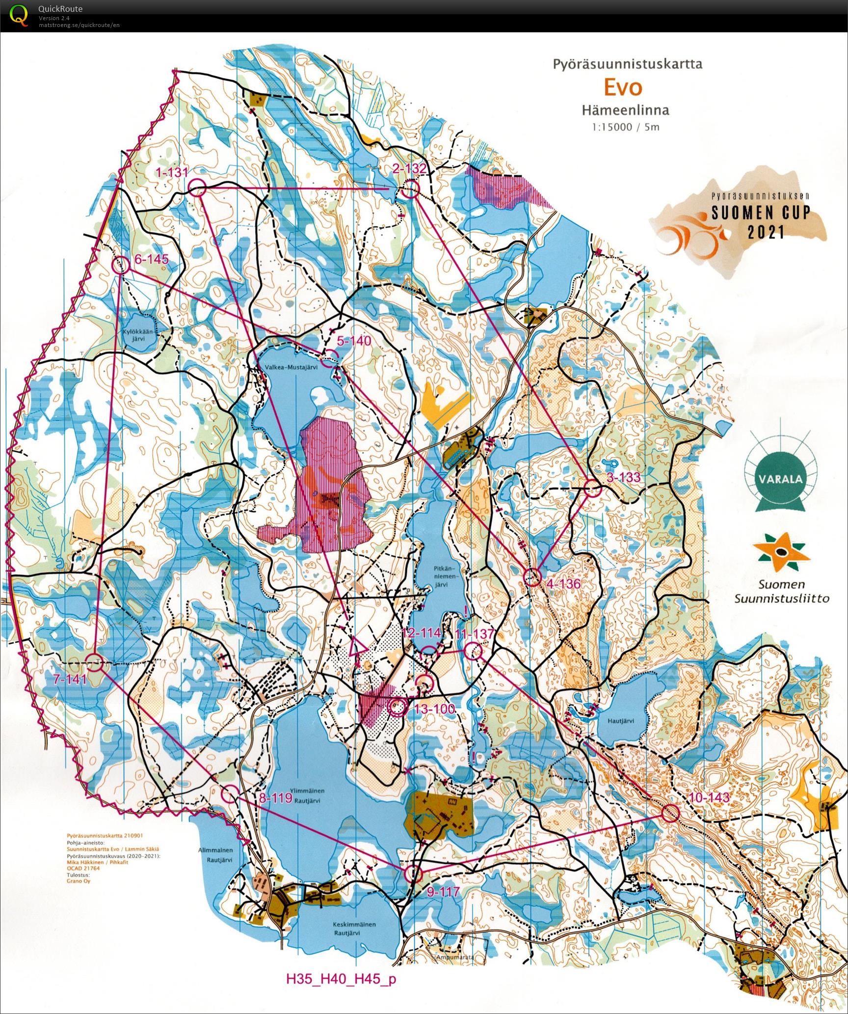 Suomen Cup 2. osakisa Evo pitkämatka (2021-05-02)