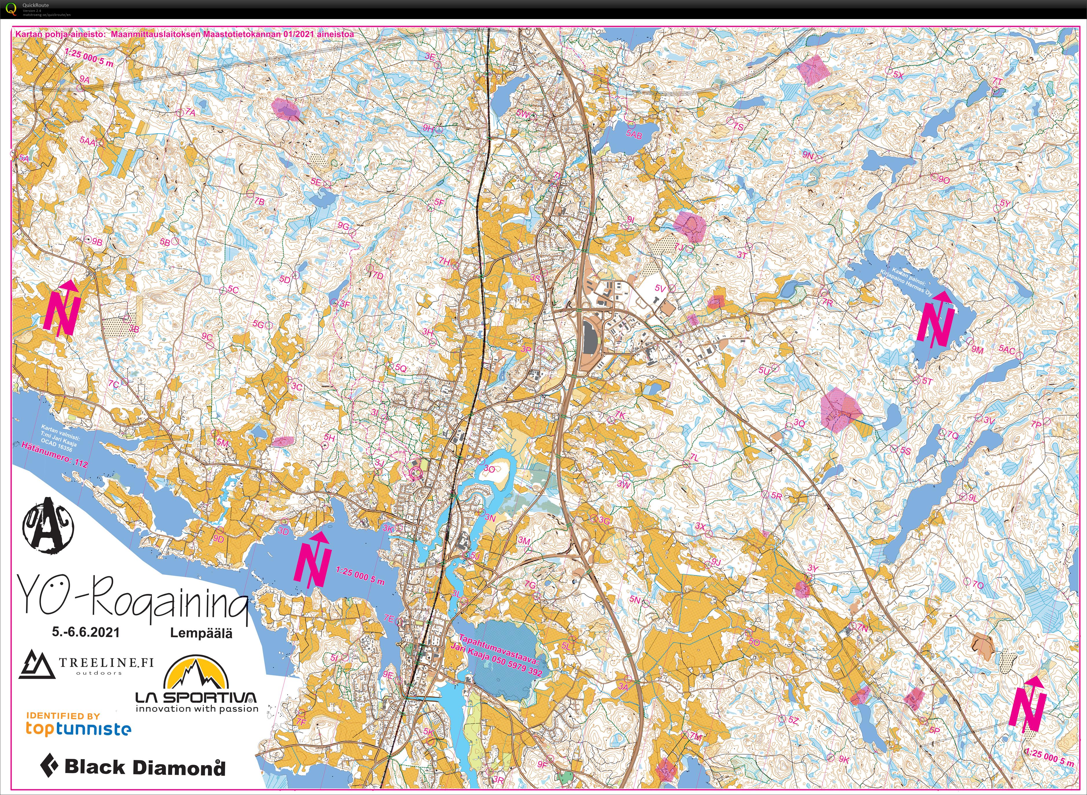 Yö-rogaining (2021-06-05)