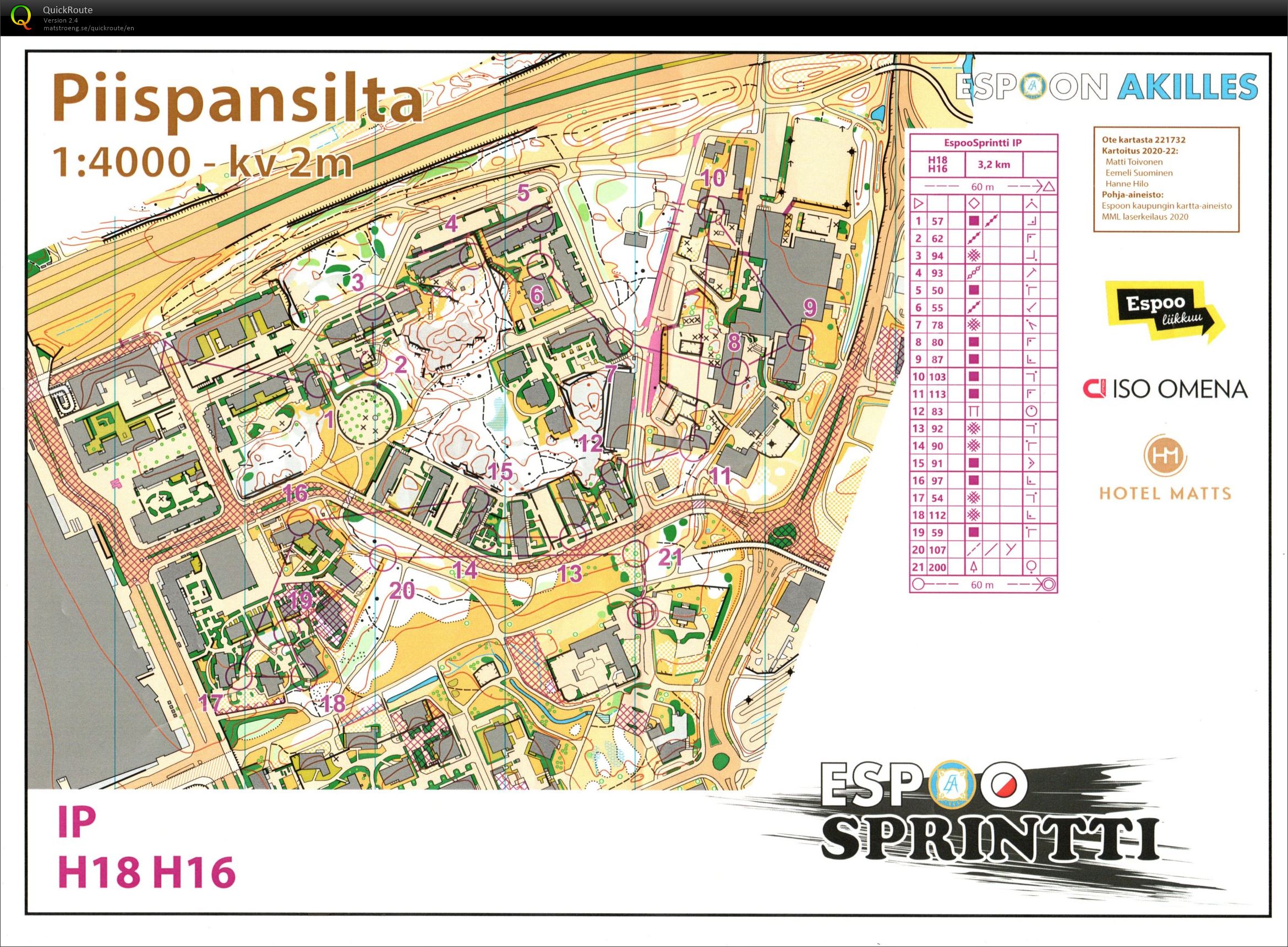 Espoo sprint iltapäivä (2022-04-30)