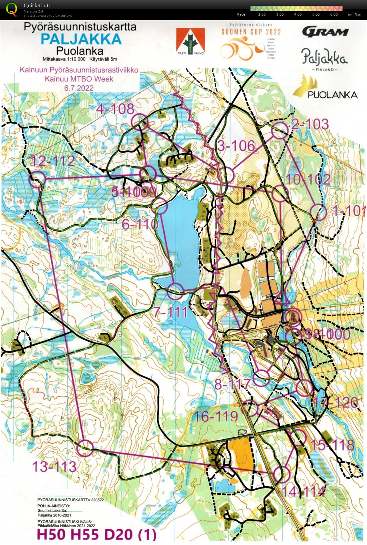 Kainuun pysu rastiviikko 3. osakisa (06.07.2022)