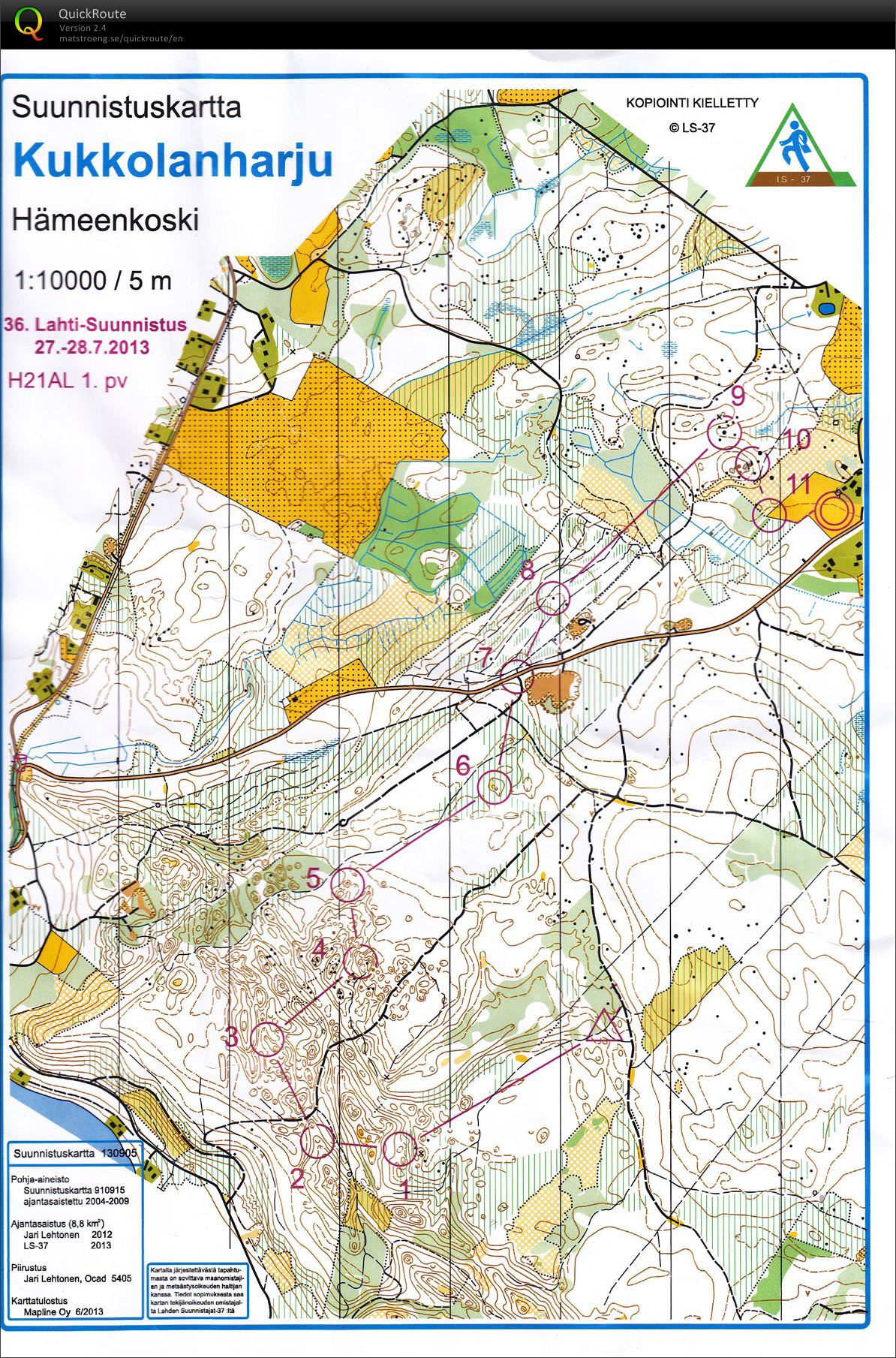 Lahti-Suunnistus 2013 H21AL 1.pvä (2013-07-27)