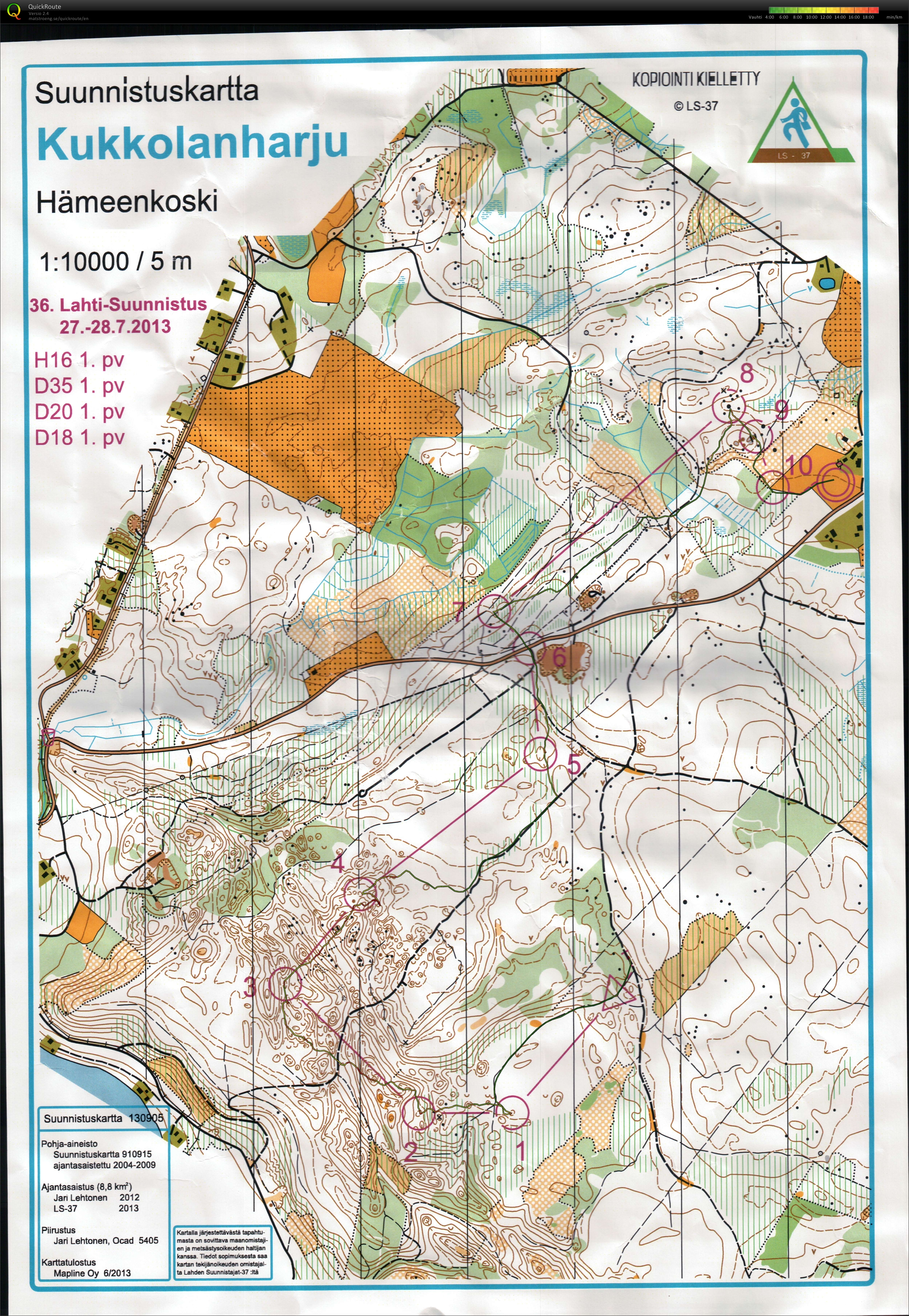 Lahti-Suunnistus (2013-07-27)