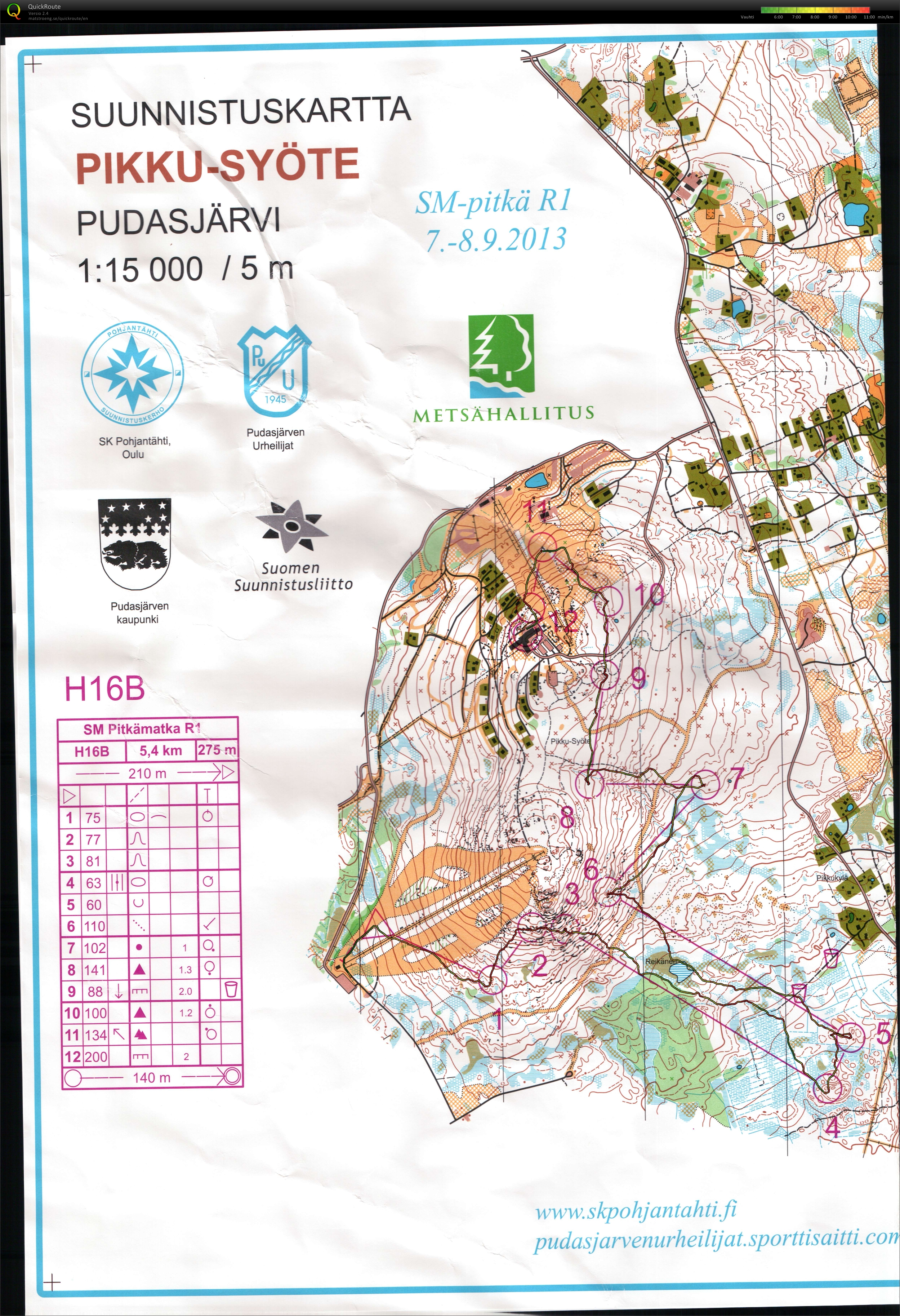 h16 SM-pitkä B-finaali (2013-09-09)