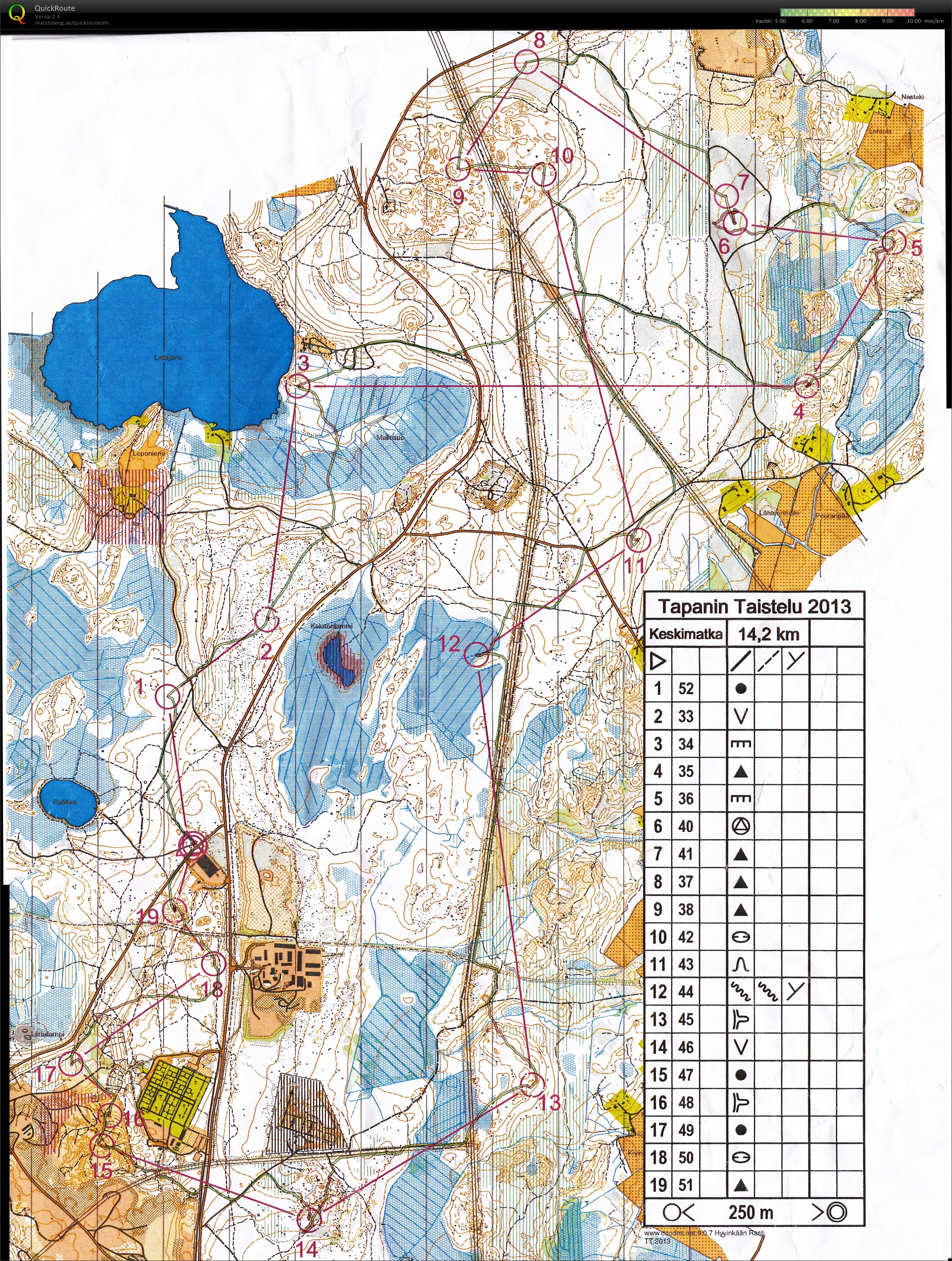 Tapanin Taistelu 2013, keskimatka 14,2km (2013-12-26)