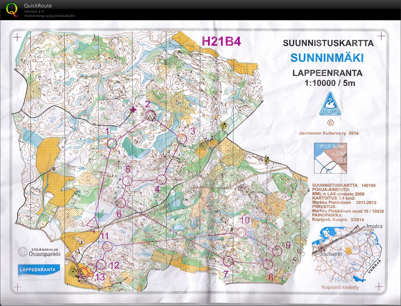 SM-keskimatka B4 finaali (24.05.2014)