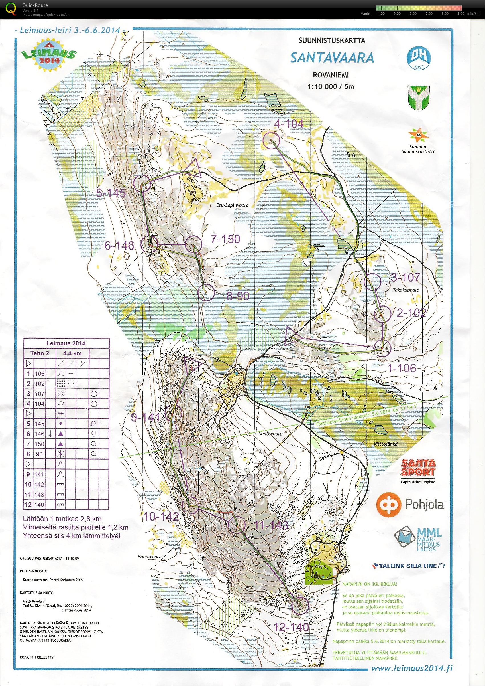 Leimaus2014 vetoharjoitus Santavaara Teho2 (2014-06-05)