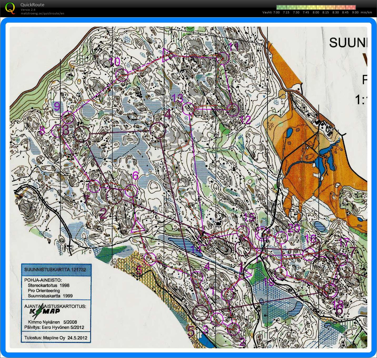 Suunnistusvedot  (14/03/2015)