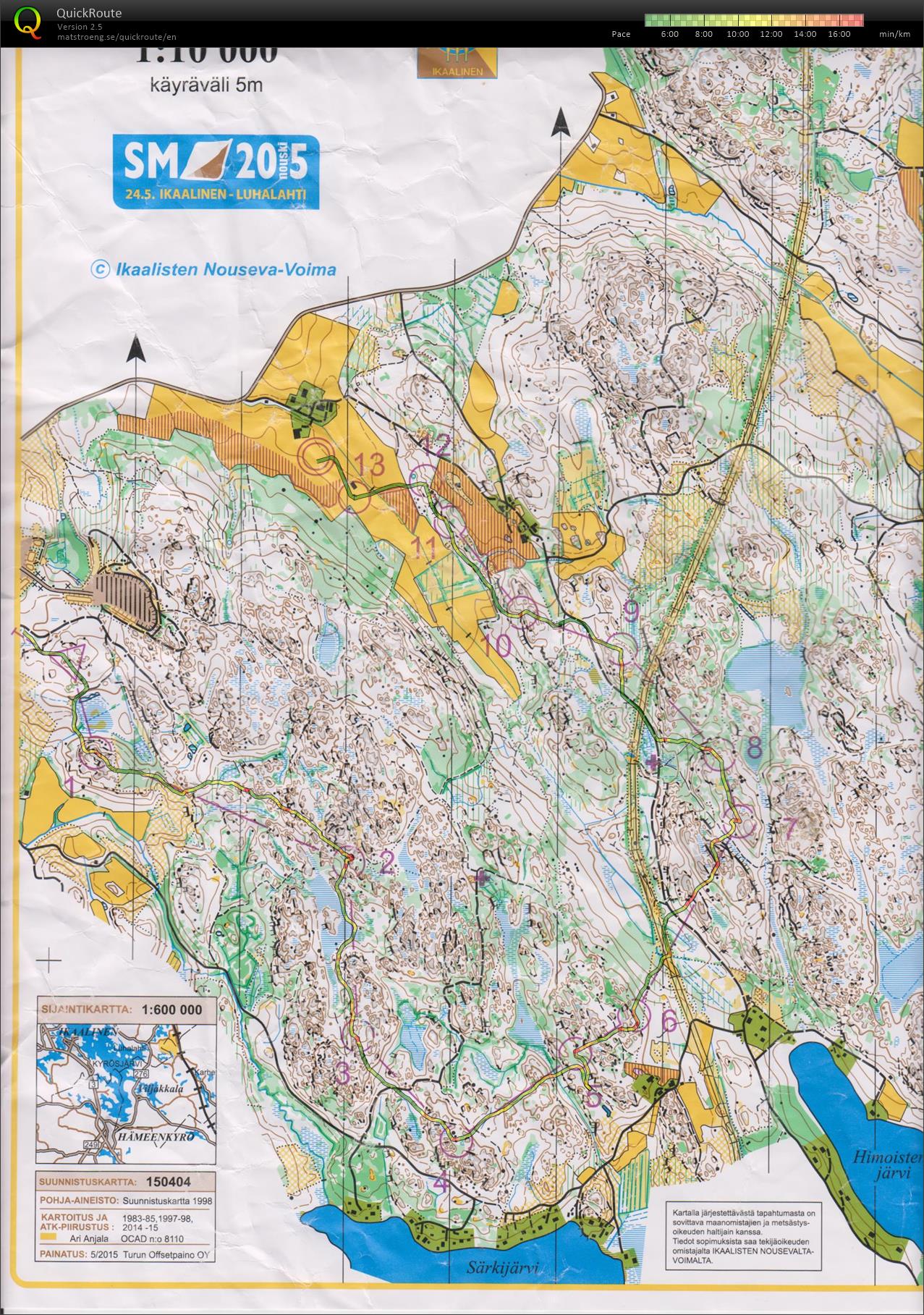 Sm-keskimatka B-finaali (24/05/2015)