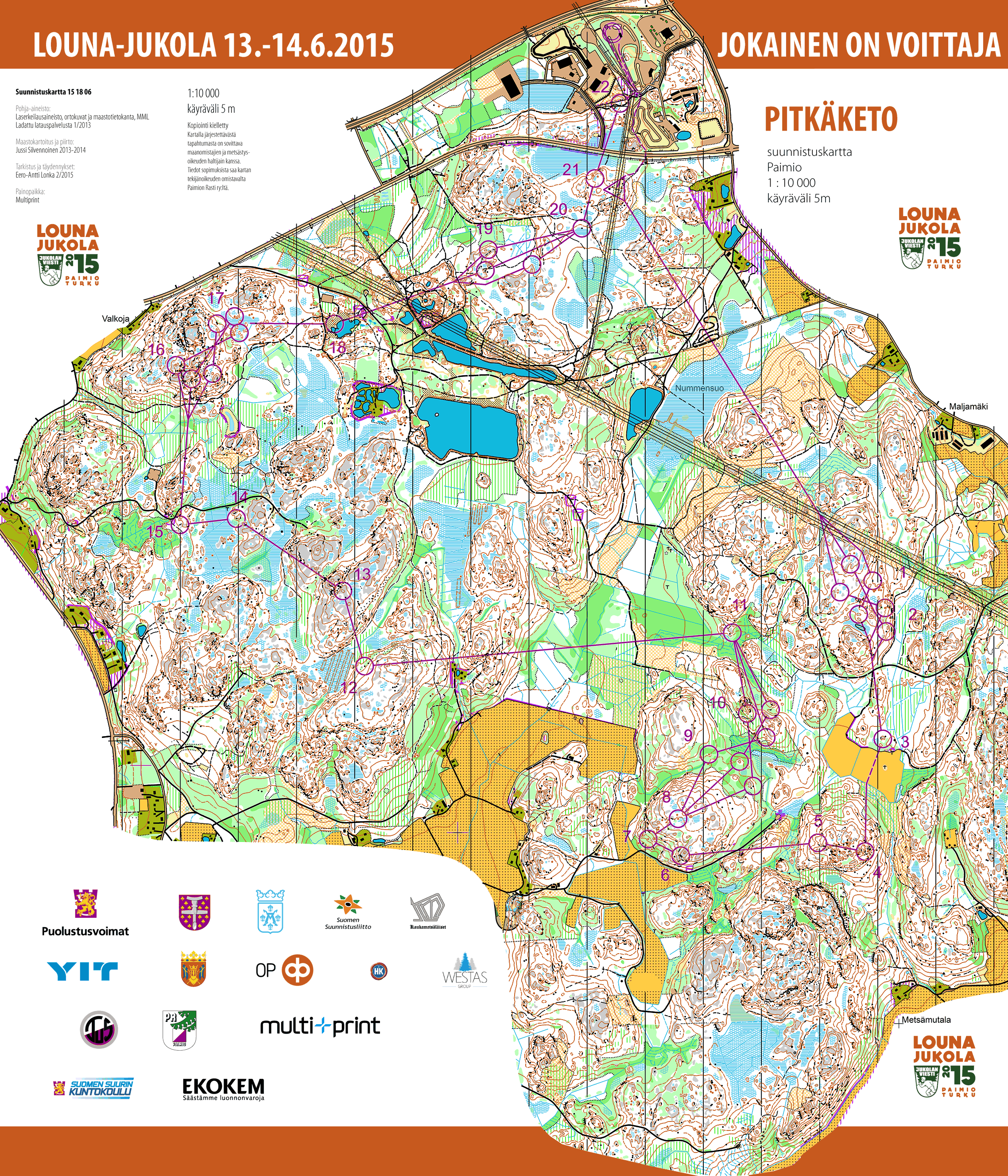 Jukolan Viesti 2.osuus (14-06-2015)