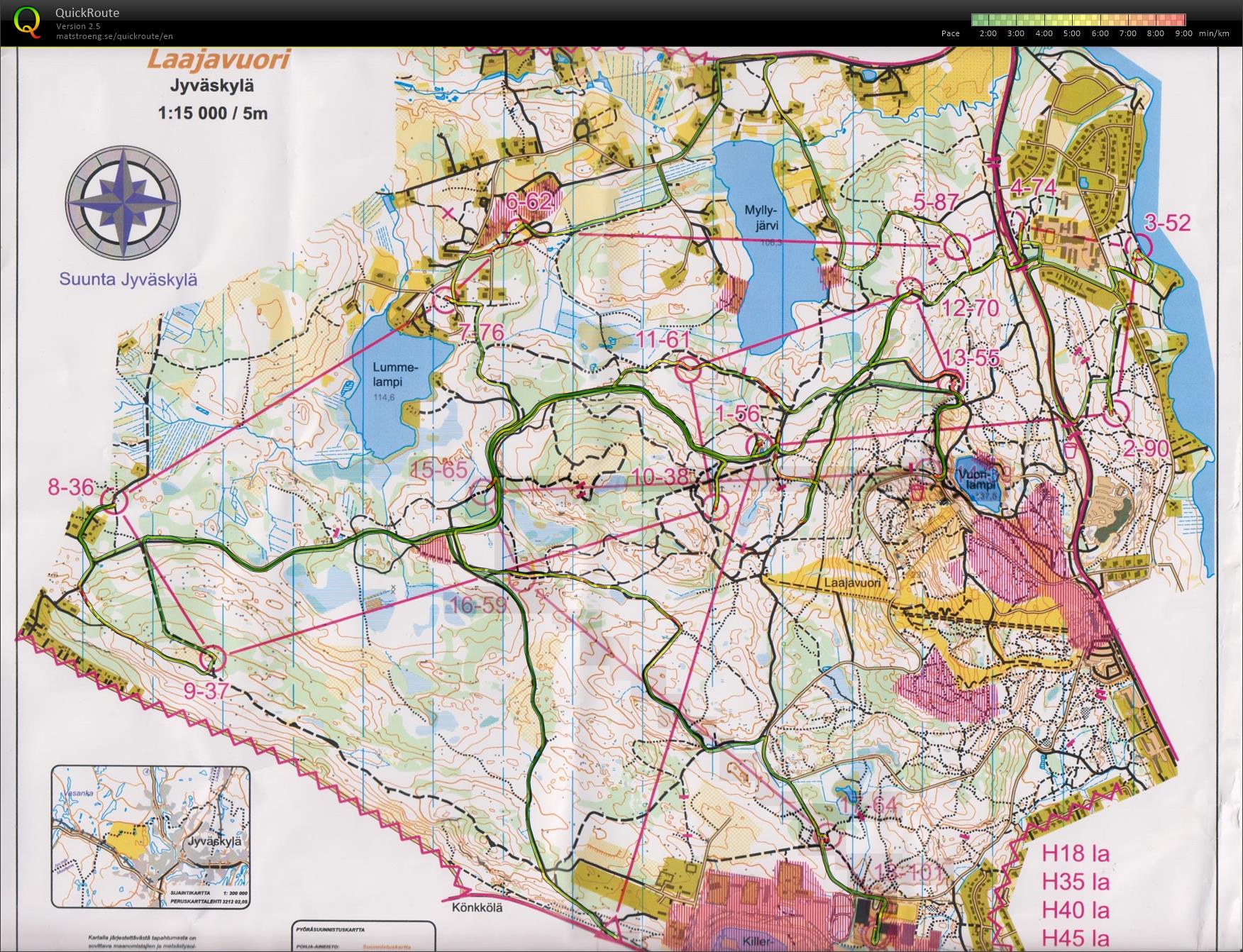 Suunta Jyväskylä pitkämatka (27-06-2015)