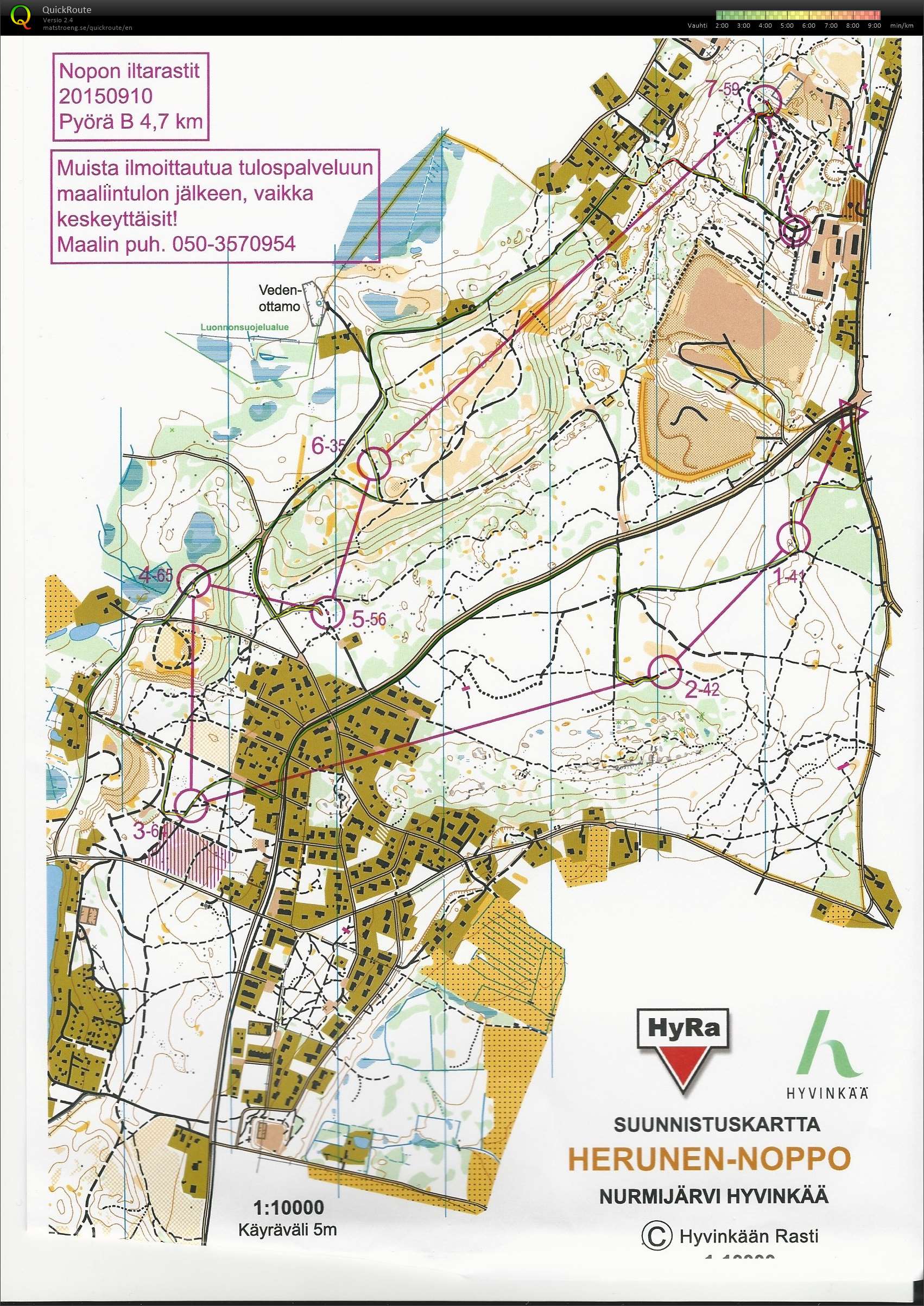 Iltarastit MTBO (2015-09-10)