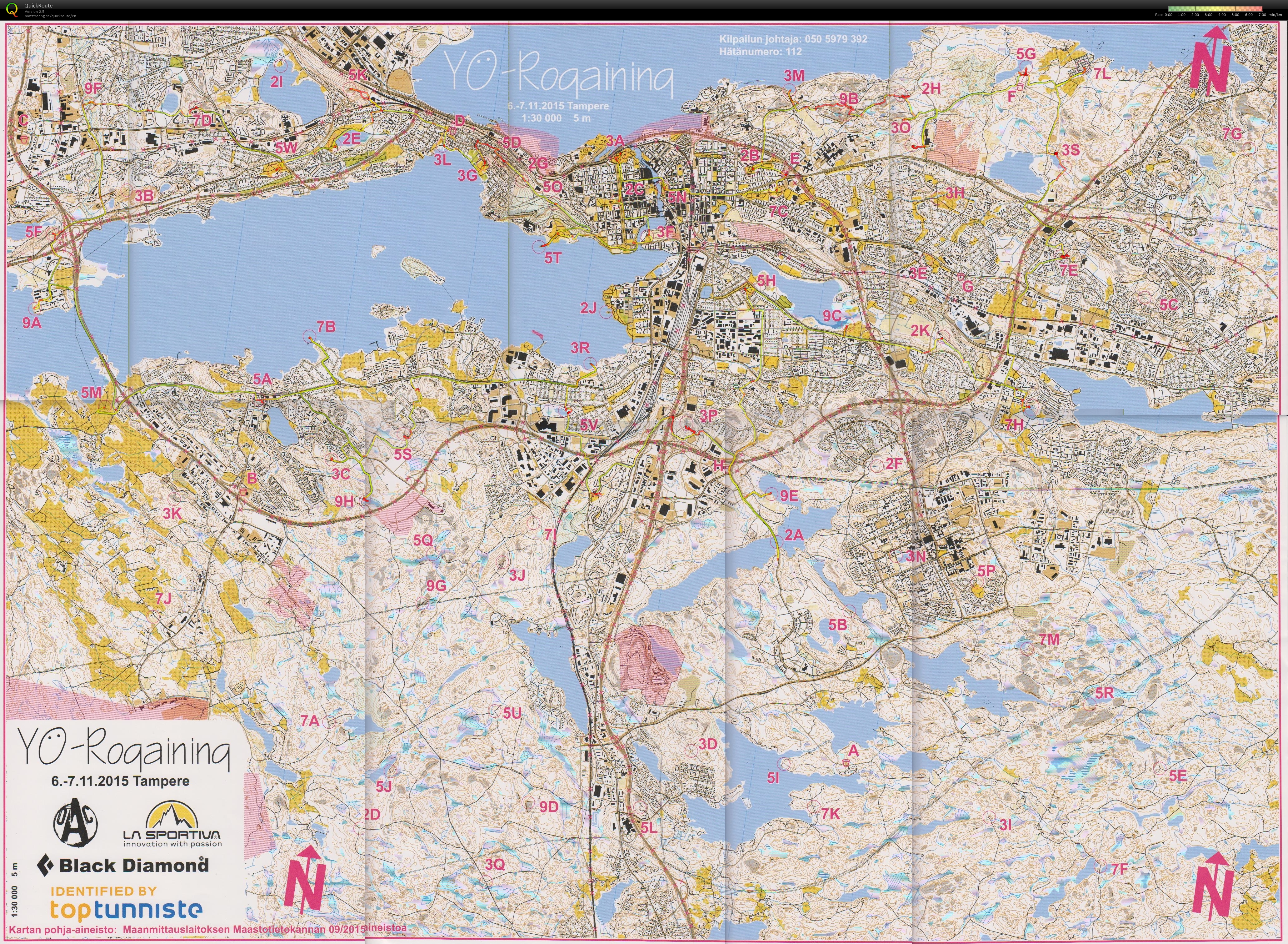 Yö-rogaining (06-11-2015)