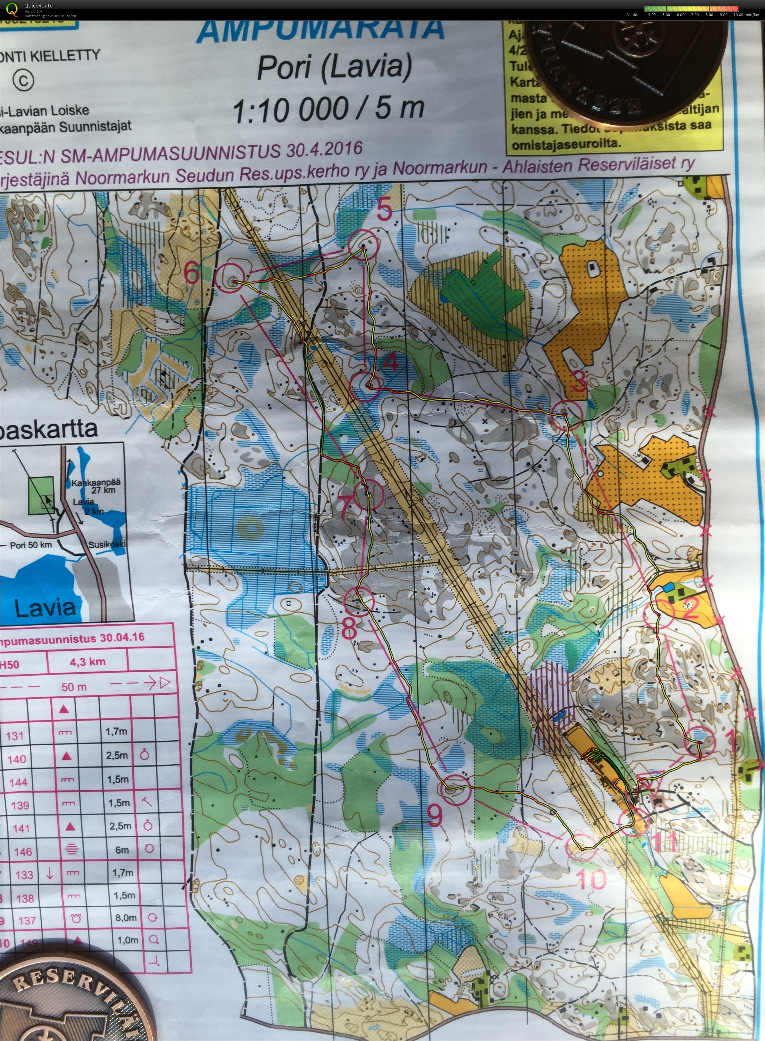 Resul:n SM-ampumasuunnistus (2016-04-30)