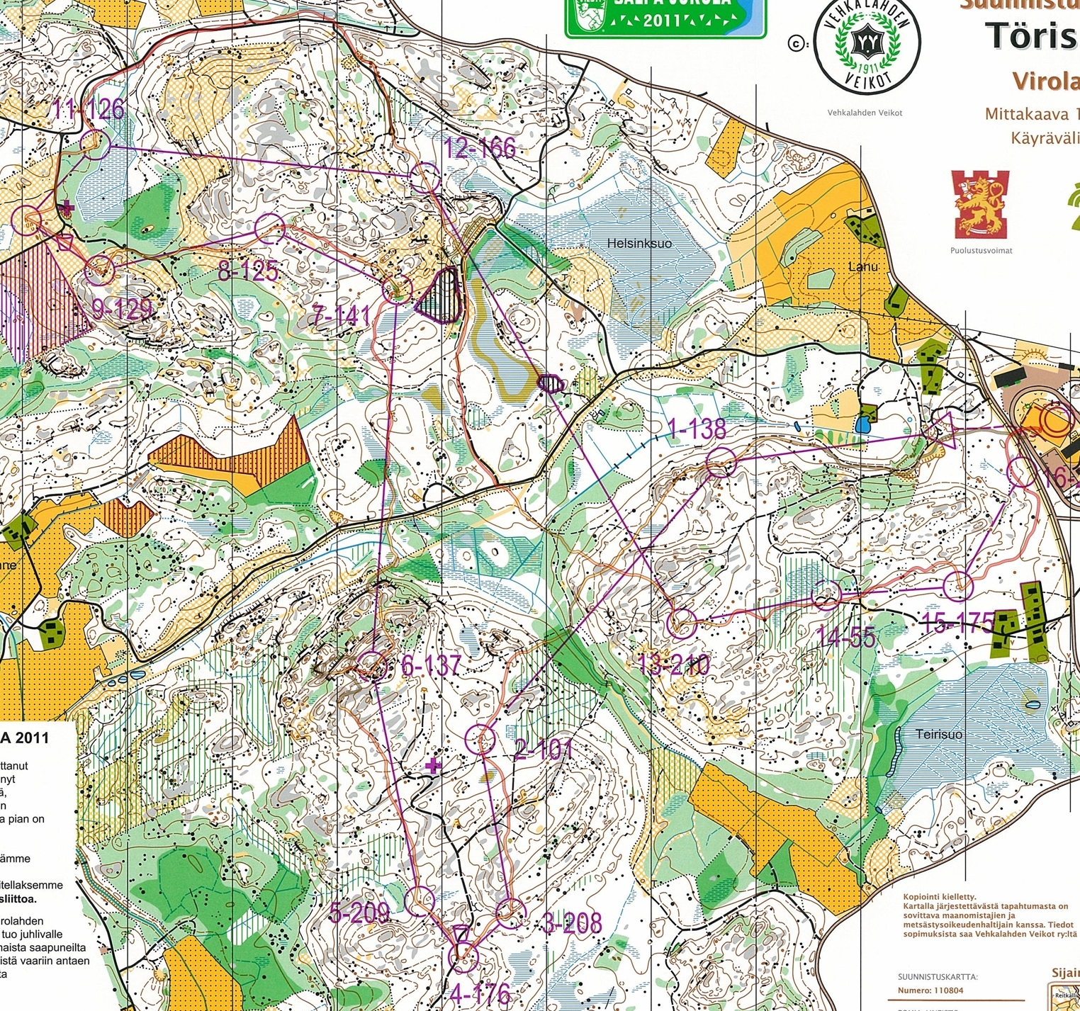 Jukola leg 4 (20.06.2011)