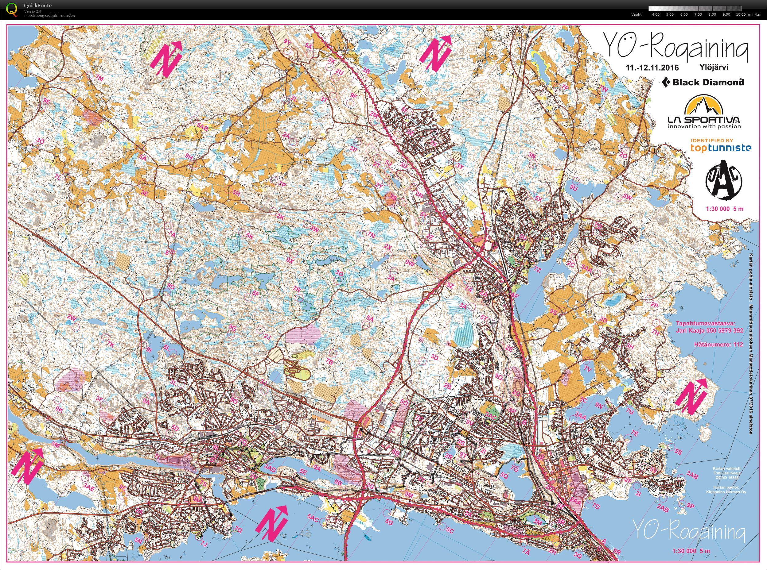 Yö-rogaining (2016-11-11)