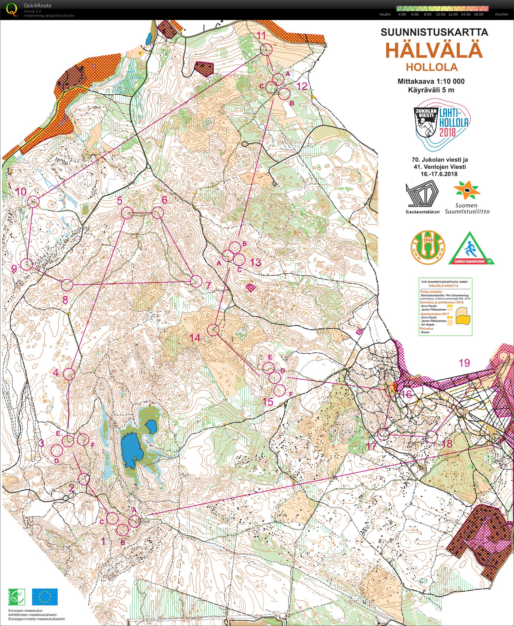 Jukola 3. osuus 2018 (16/06/2018)