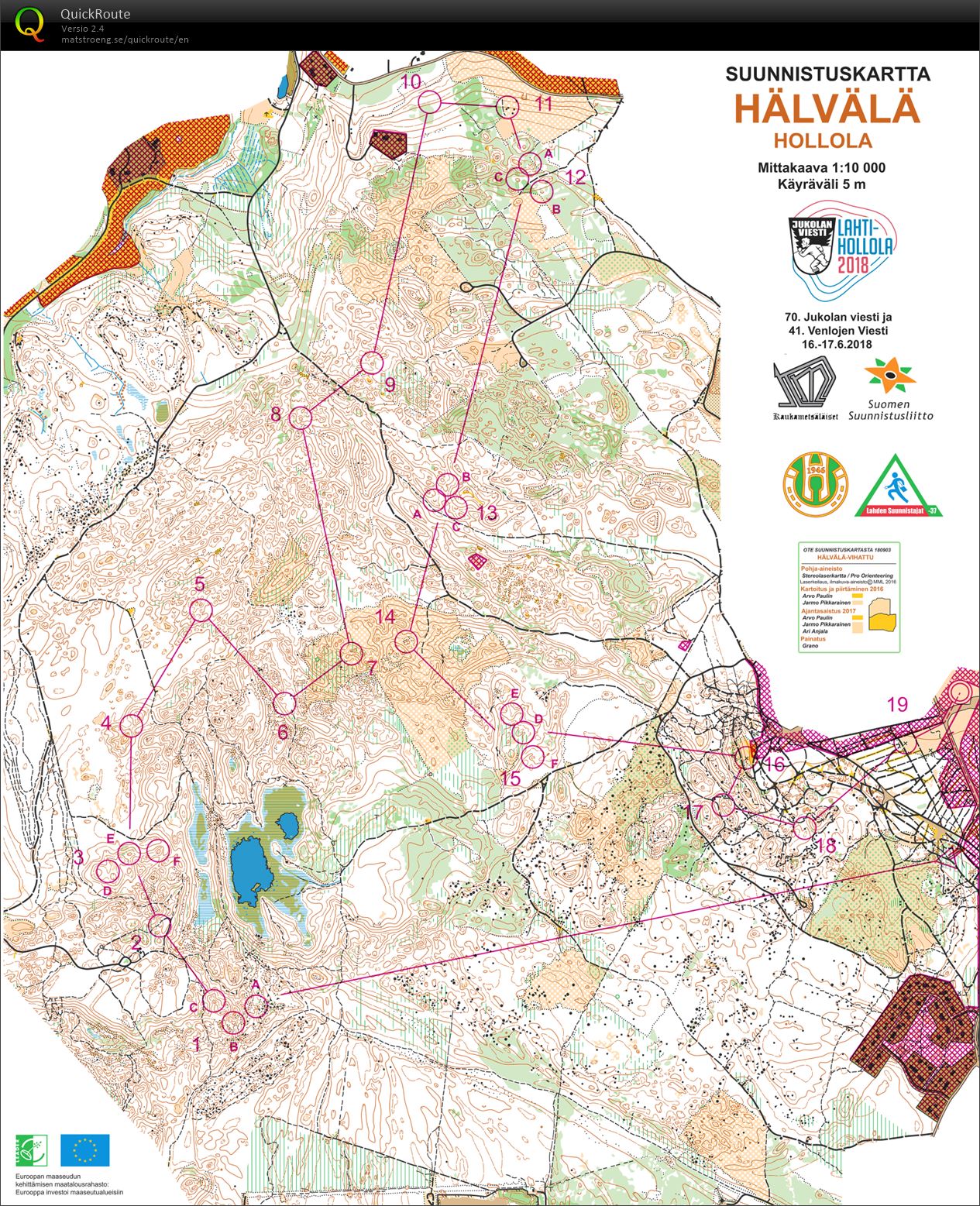 Jukola 2018 (16-06-2018)